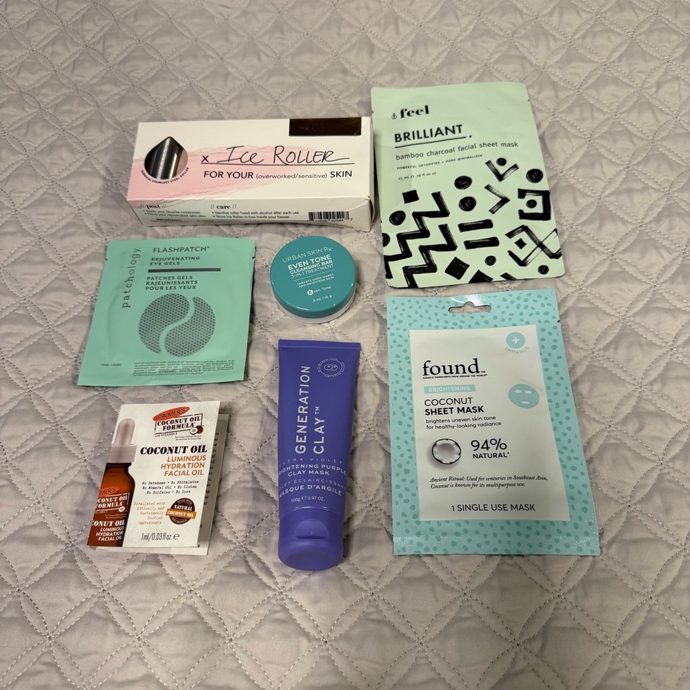 Skincare Set with Ice Roller and Masks